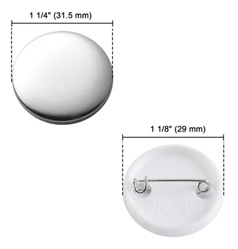 Set complet Presa insigne 32 mm din otel + kit complet 500 insigne [9]