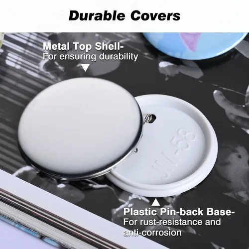 Set complet Presa insigne 58 mm din otel + kit complet 500 insigne [8]