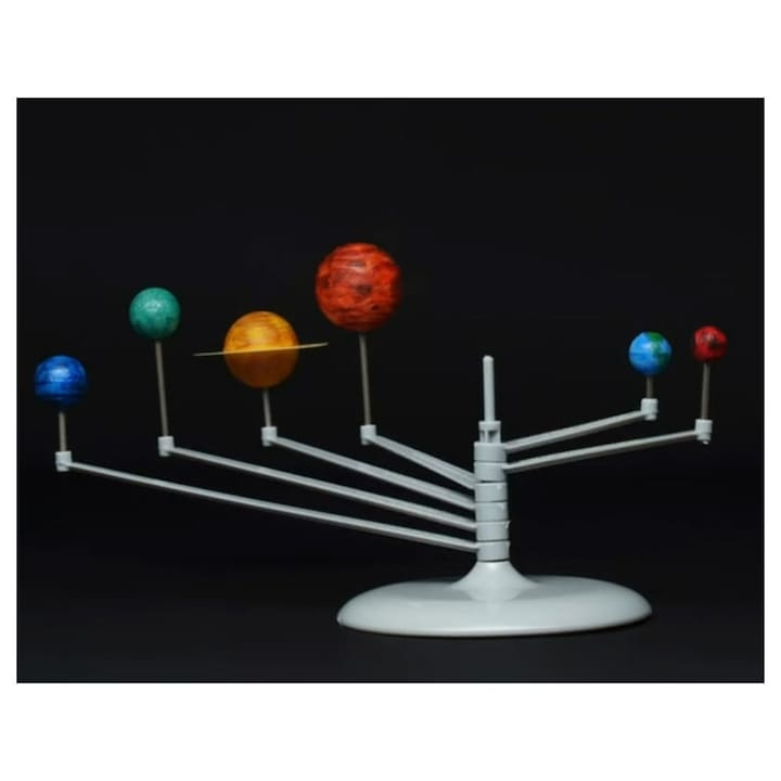 Set creativ Sistemul Solar 3D, Dodaco, cu acuarele, pensula, 19 cm, activitate interactiva pentru copii [8]