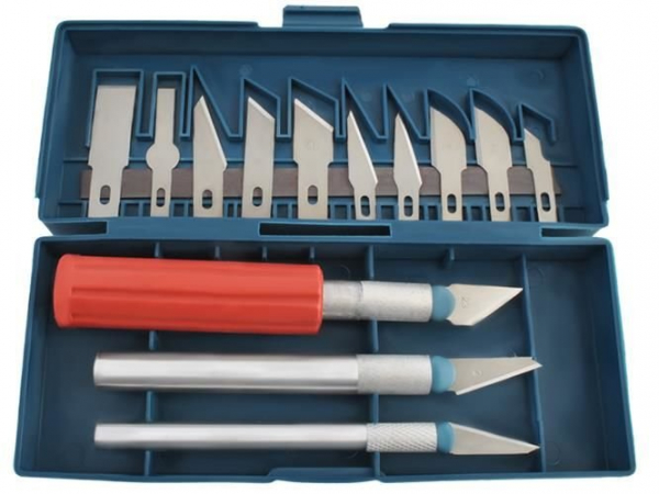 Set 13 cutite profesionale de modelare cu maner si husa inclusa [2]