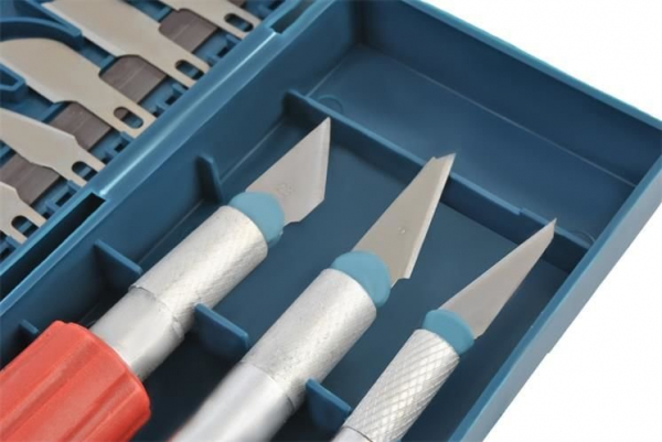 Set 13 cutite profesionale de modelare cu maner si husa inclusa [5]
