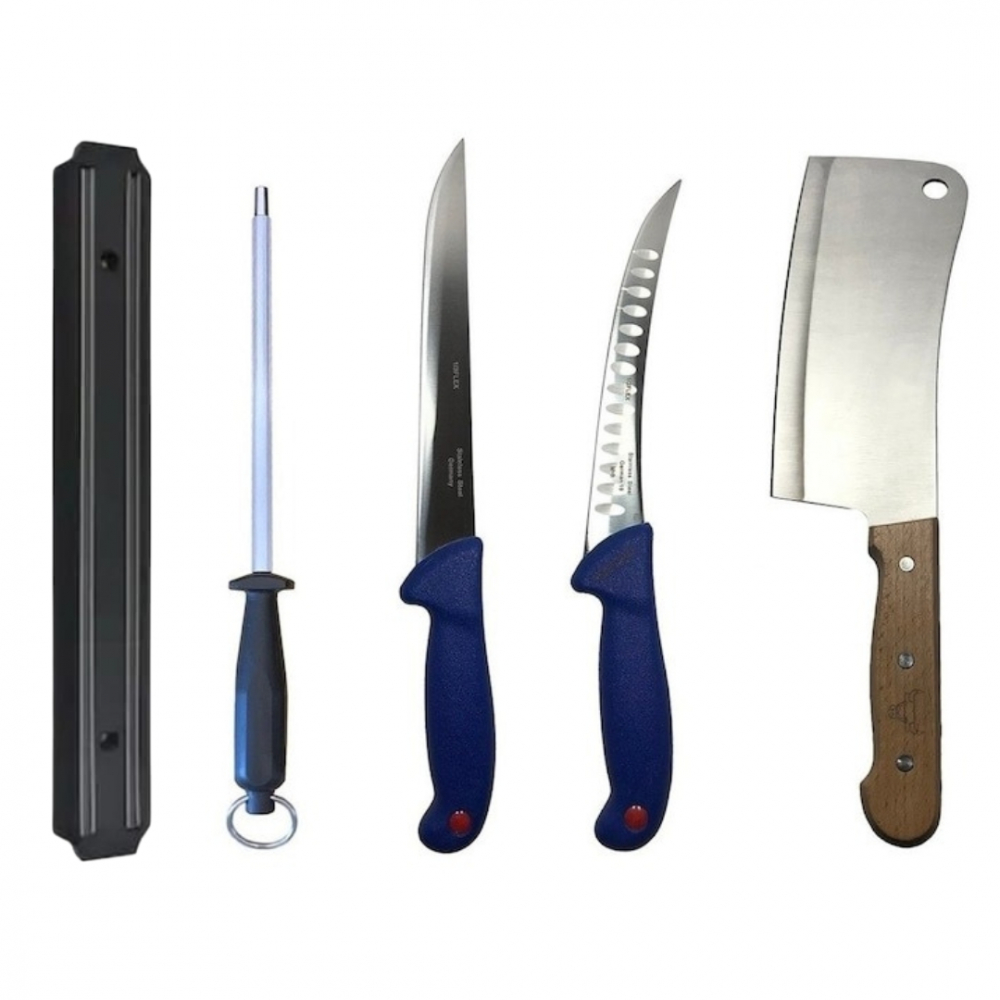 Nou Dactylion Set cutite profesionale de macelarie, filetat, transat, dezosat…