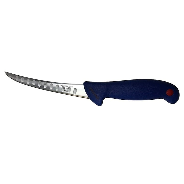 Set cutite profesionale de macelarie, transat, dezosat, filetat, 3 cutite, suport magnetic, otel carbon [6]