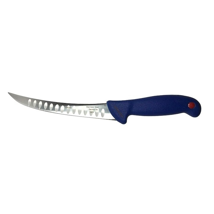 Set cutite profesionale de macelarie, transat, dezosat, filetat, 3 cutite, suport magnetic, otel carbon [4]