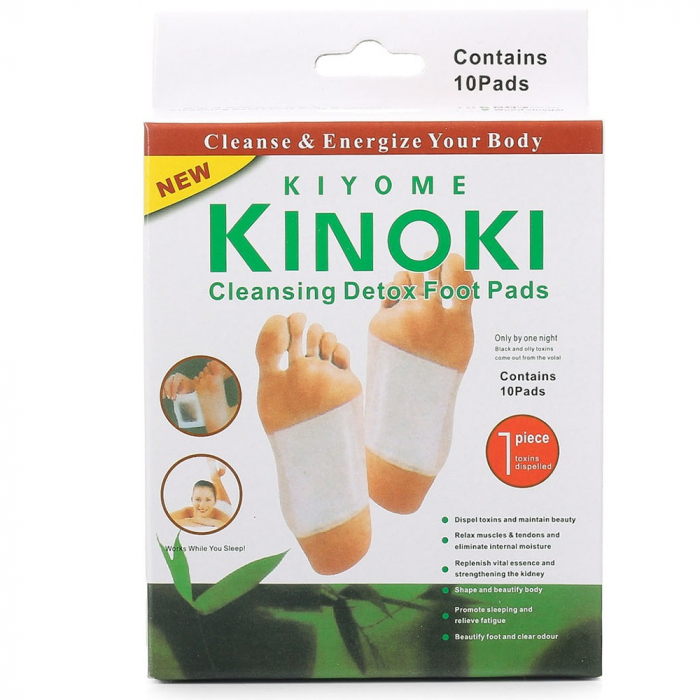 Set de 10 plasturi tratament detoxifiere pentru curatarea picioarelor [5]