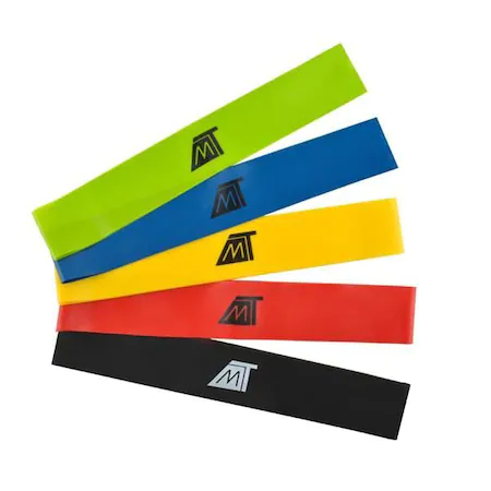 Set 5 benzi elastice,diverse exercitii,multifunctionale,multicolore - Malatec [5]