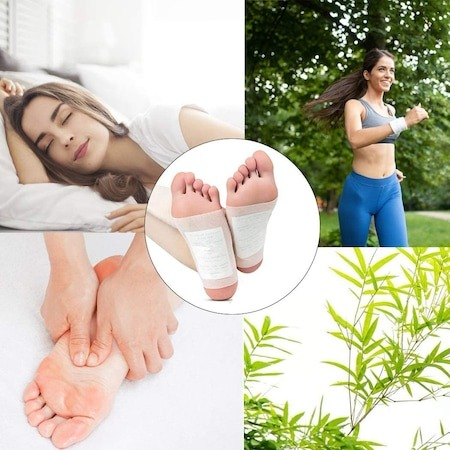 Set de 50 plasturi tratament detoxifiere pentru curatarea picioarelor [2]