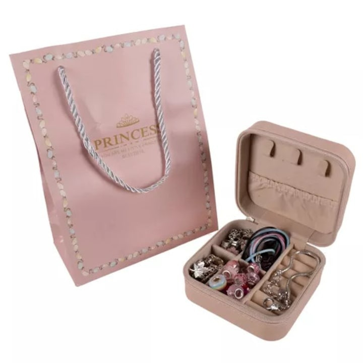 Set de artizanat, confectionare bijuterii de mana handmade pentru copii, 69 piese - Multicolor [2]