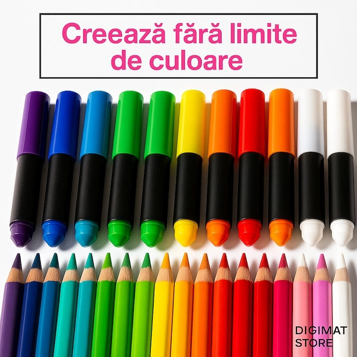 Set de desen si pictura pentru copii, 145 piese, valiza portabila din metal cu sertare, creioane, markere, acuarele, pasteluri, pensule si accesorii, organizare completa, roz [8]