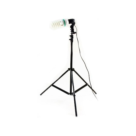 Set de iluminare foto video trepied 200 cm, bec foto 85W [2]