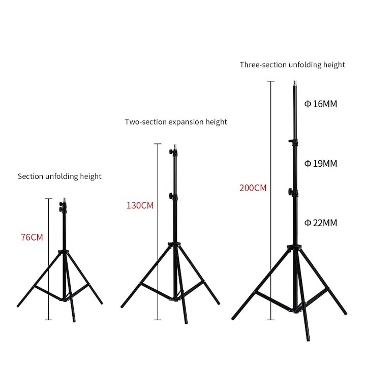Set de lumini pentru studio cu 2 softbox,doua becuri LED 25W, suport reglabil 80 - 200 cm [9]