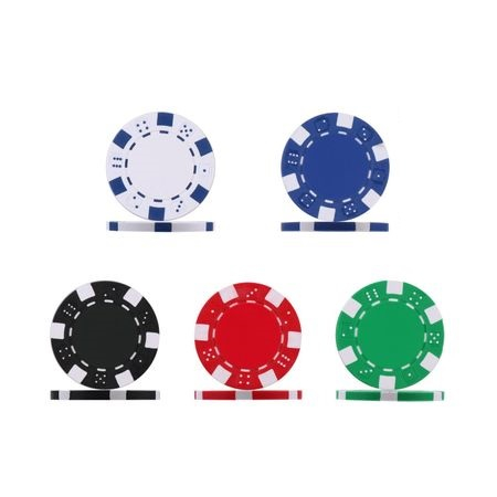 Set de poker cu 200 jetoane,trusa depozitare din aluminiu - Multicolor [3]
