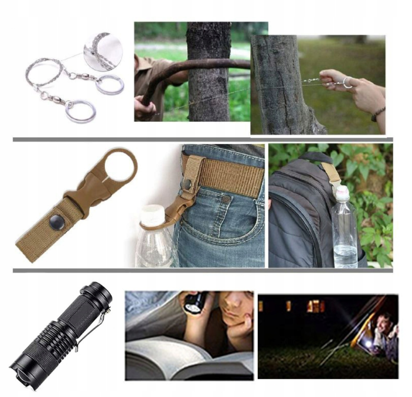 Set de supravietuire militar 32 in 1, pentru camping si situatii de urgenta [5]