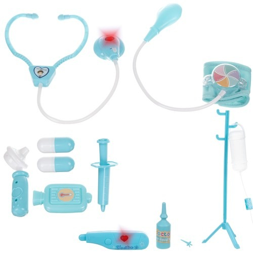Set complet,trusa de doctor pentru copii,dezvoltare si distractie - Albastru [5]