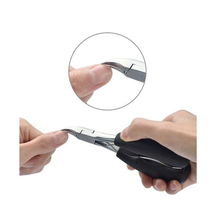 Set elegant de manichiură și pedichiură, cu husă neagră pentru depozitare – 7 accesorii de îngrijire completă, pentru unghii perfecte oriunde [5]