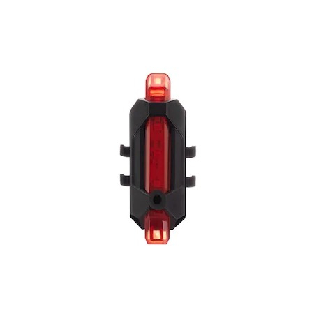 Set far si stop pentru bicicleta, lumina LED, reincarcabil USB, 1200 mAh, aluminiu si ABS [6]
