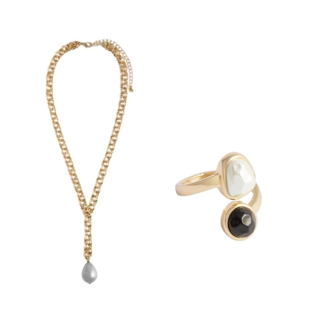 Set Inel și Colier Avon Lestari – rafinament auriu, perle elegante și strălucire atemporală [2]