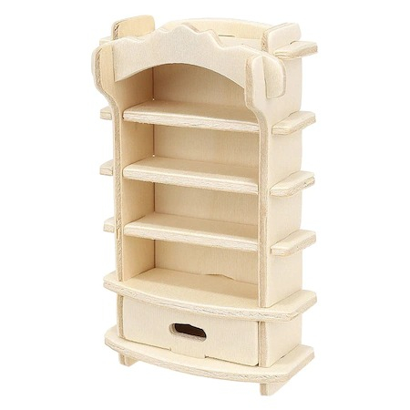 Set mobilier din lemn pentru casuta papusilor, 34 obiecte de mobilier, 175 elemente [6]