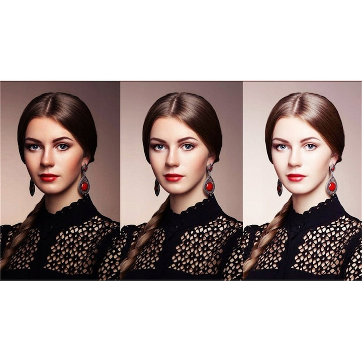 Set lampa circulara cu trepied, culoare 3200K–5800K, alimentare USB 5V, diametru inel 16 cm, pliabil – accesoriu ideal pentru fotografie [2]