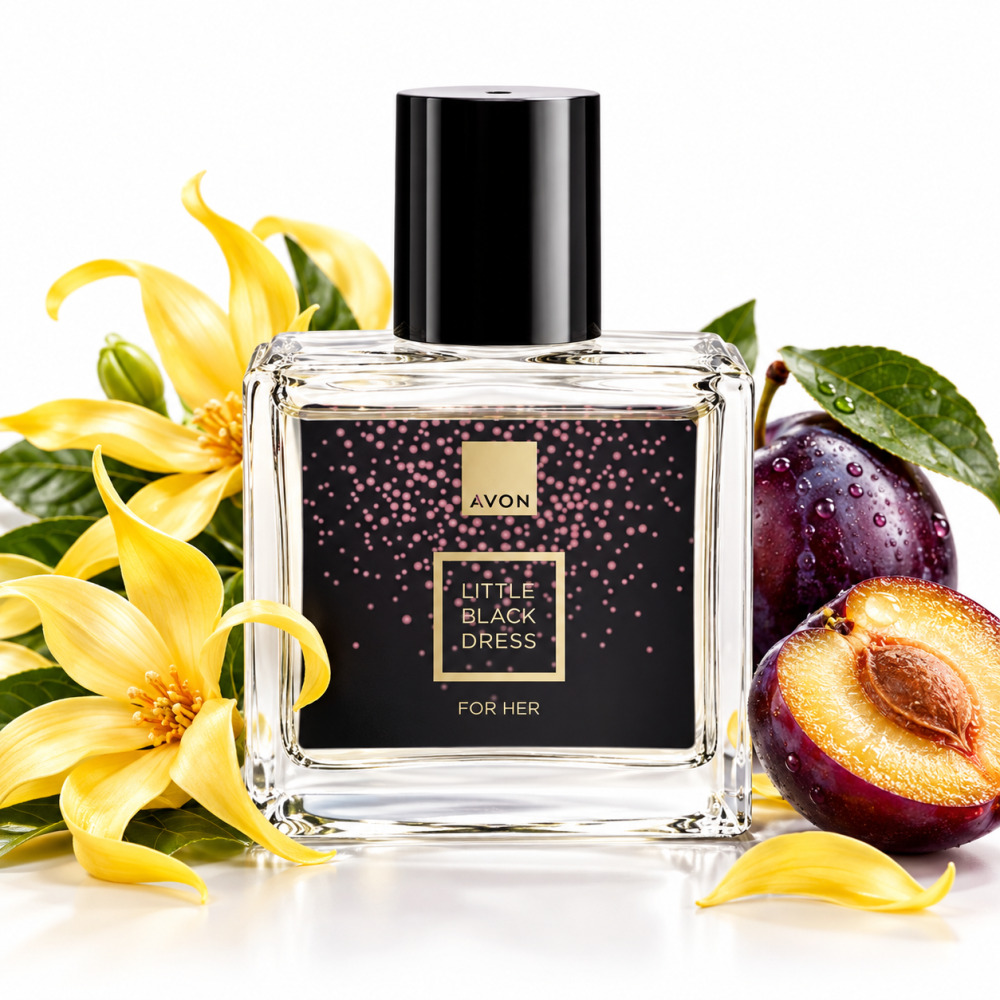 Set Little Black Dress, Apa de Parfum 30 ml + Spumant de Baie Senses Blossom Breeze 250 ml, Avon [2]