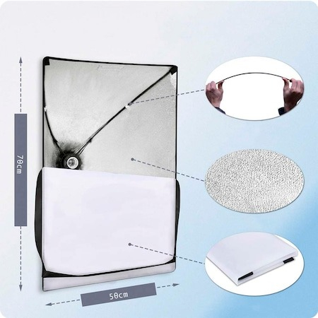 Kit de 2 softboxuri, 2 trepiezi reglabili 200 cm, 2 becuri LED de 105W cu telecomanda control, geanta de transport inclusa [4]