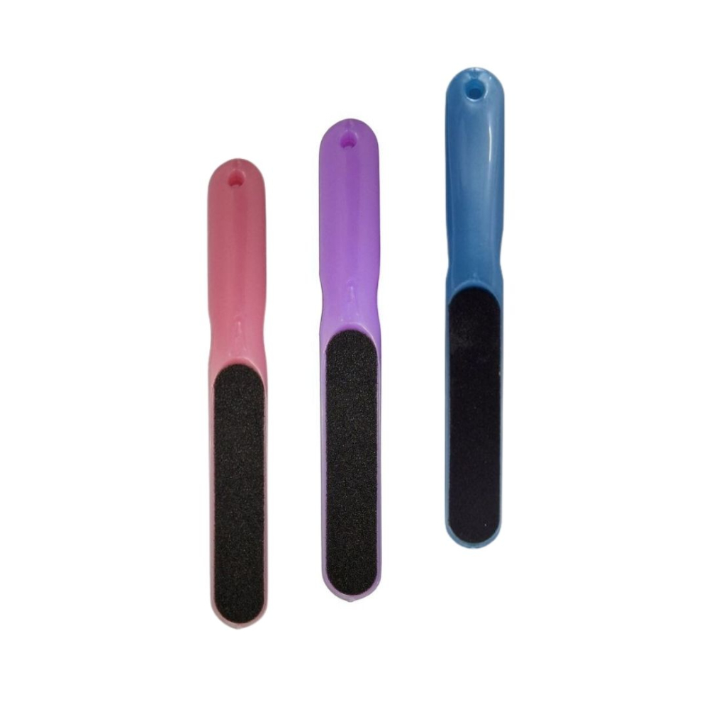 Set manichiura profesional 7 piese, cu pila, buffer, instrumente pentru cuticule, curatare si lustruire, trusa compacta pentru ingrijirea unghiilor acasa sau in salon – disponibil in culorile mov, roz [13]