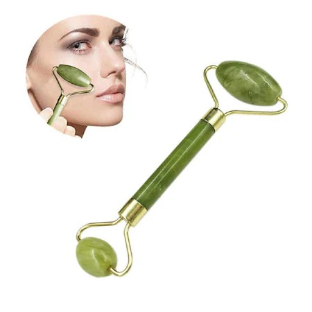 Set rola Jade cu piatra Gua Sha [2]