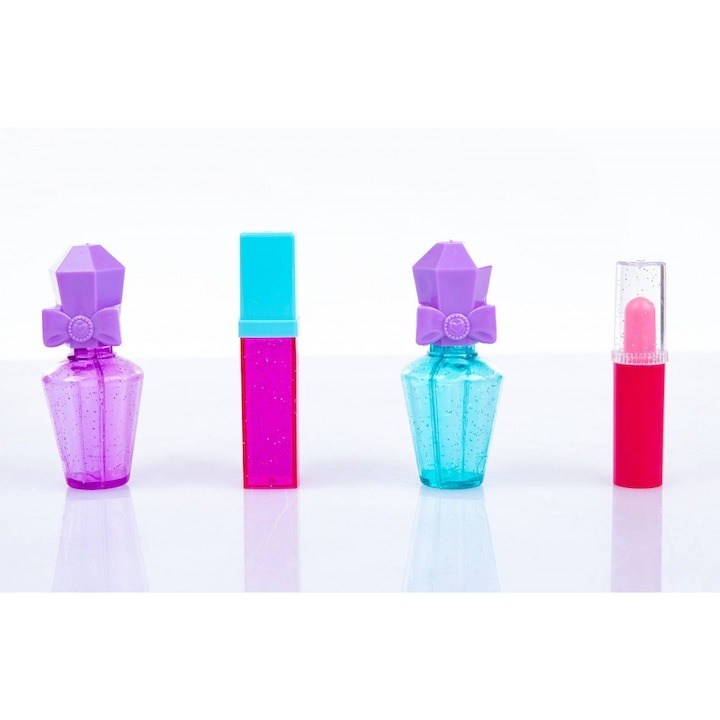 Set masuta de toaleta pentru copii, uscator, parfum, bijuterii, plastic, multicolor, 34 x 24 x 5.5 cm [3]