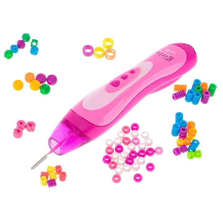 Set pentru copii, masina de impletit cu margele, multicolor, 5 ani+ [5]