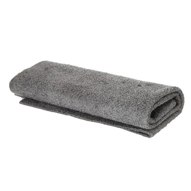 Set pentru curatare baie si bucatarie, laveta absorbanta din microfibra 20 x 30 cm, gri + praf de curatat Alfa 500 g, pentru indepartarea grasimii, petelor si murdariei persistente [3]