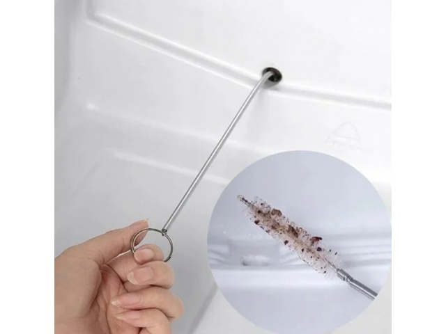 Set pentru curatarea frigiderului, perie nailon, racleta, ac, seringa, furtun, otel/plastic, alb [15]