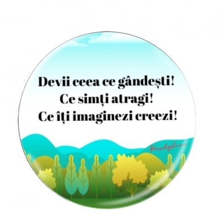 Set pentru dama, apa de parfum Far Away Beyond The Moon, Ruj Avon Luxe Lustering Nude si insigna Dactylion cu mesaj motivational [5]
