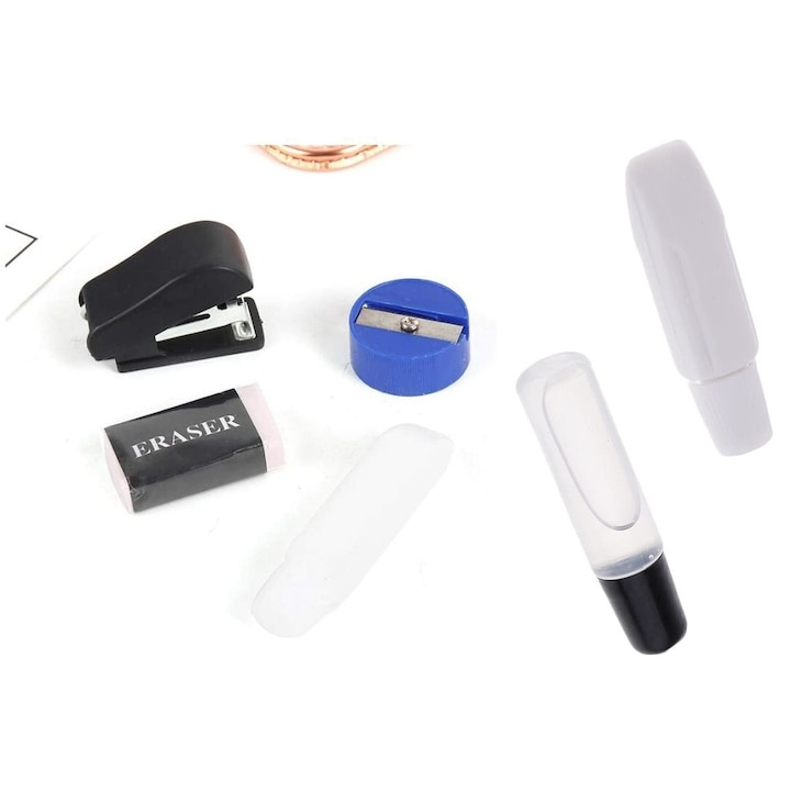 Set pictura si desen pentru copii, 150 piese, creioane, pasteluri, acuarele, carioci si accesorii, trusa depozitare usoara, multicolor [6]