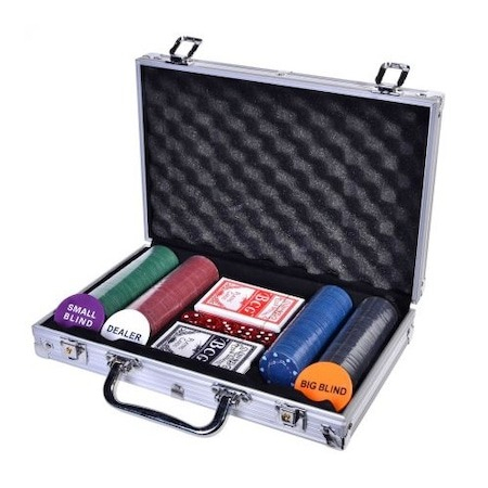 Set Poker profesional 200 jetoane, servieta de aluminiu + Spinner CADOU [2]