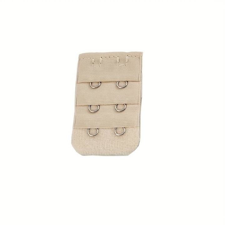 Set prelungire sutien, extensii cu 3 pozitii de prindere, 3 bucati, elastic, 5x3.2 cm, negru/crem/alb – solutie practica pentru marirea circumferintei sutienului [5]