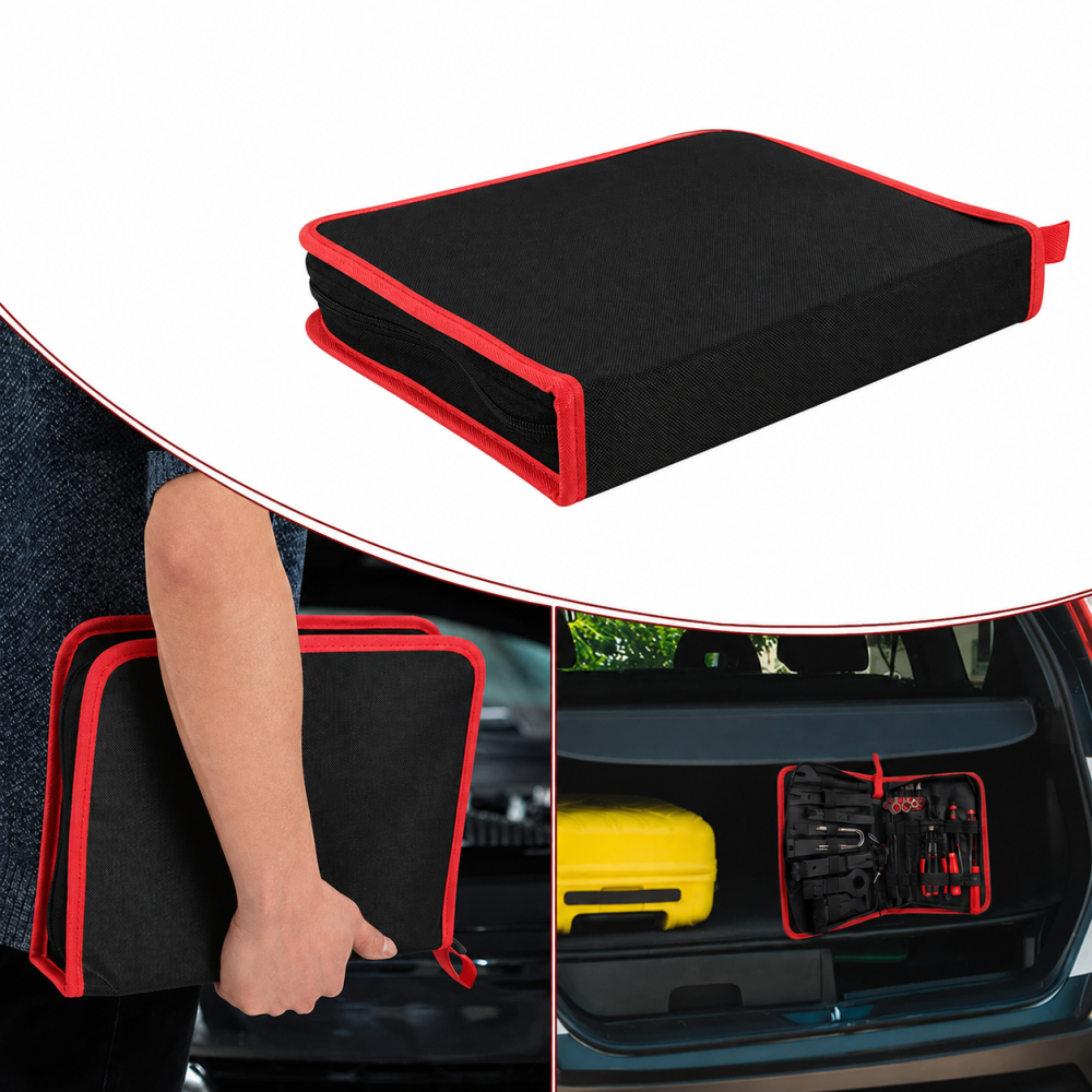 Set profesional 43 piese pentru demontare tapiterie auto, panouri, cleme si radiouri, cu husa de transport, unelte din plastic si metal [8]