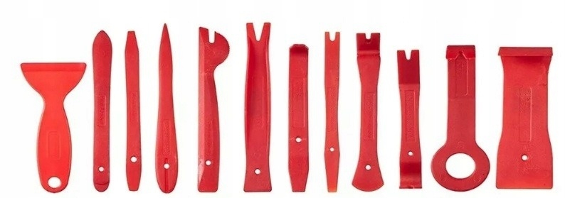 Set profesional 43 unelte pentru demontare tapiterie auto si radio, extractoare clipsuri, panouri, ornamente si conectori, cu geanta pentru organizare [4]