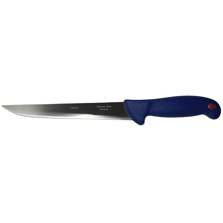 Set profesional de macelarie, filetat, injunghiat, transat, dezosat, 4 cutite, suport magnetic si satar [4]