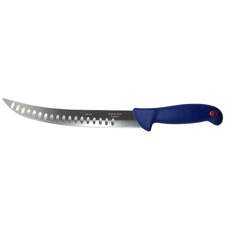 Set profesional de macelarie, injunghiat, filetat, transat, dezosat, 3 cutite, satar, suport magnetic [3]