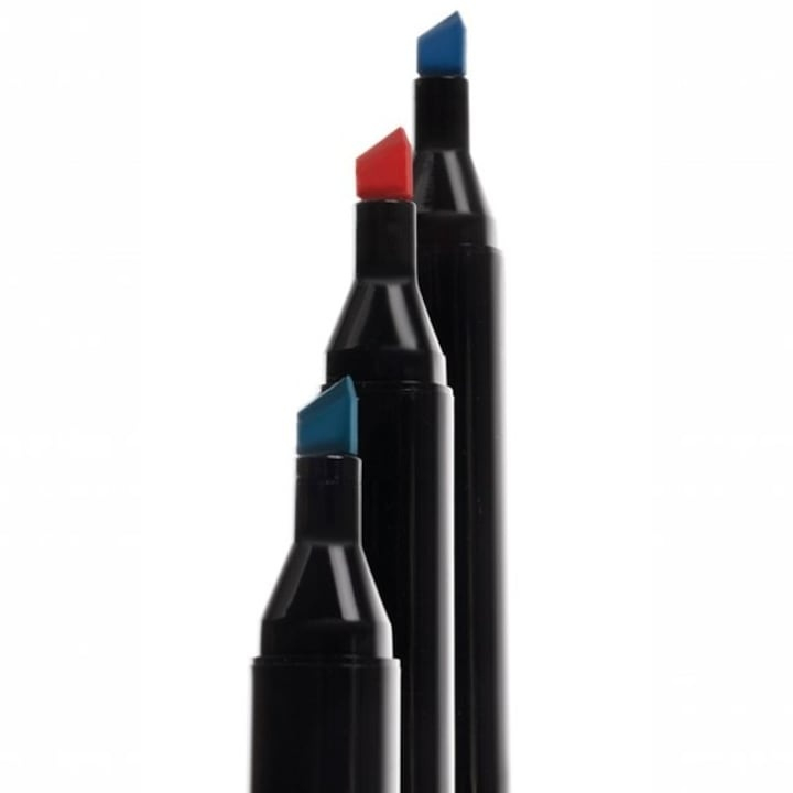 Set profesional de markere dual tip, 80 culori intense, cu husa de transport – pentru desen, schite, proiecte artistice si scoala [10]