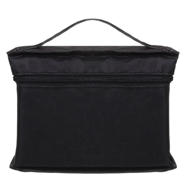 Set profesional de markere dual tip, 80 culori intense, cu husa de transport – pentru desen, schite, proiecte artistice si scoala [18]