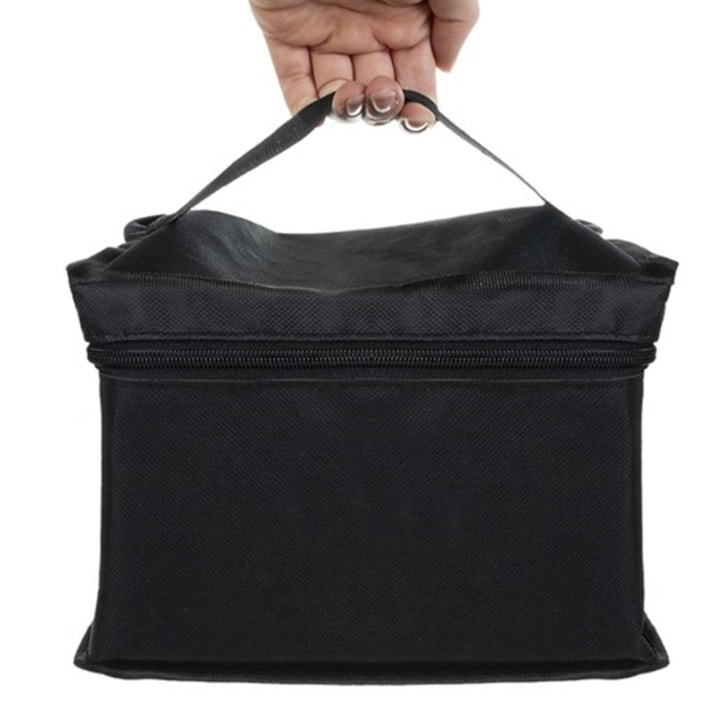 Set profesional de markere dual tip, 80 culori intense, cu husa de transport – pentru desen, schite, proiecte artistice si scoala [13]