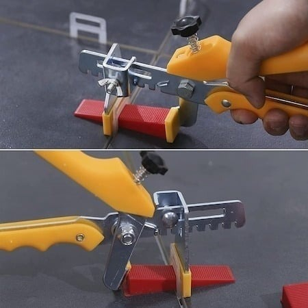 Set profesional nivelare gresie si faianta – 1000 clipsuri si 200 pene reutilizabile, sistem precis pentru aliniere perfecta a placilor ceramice [6]