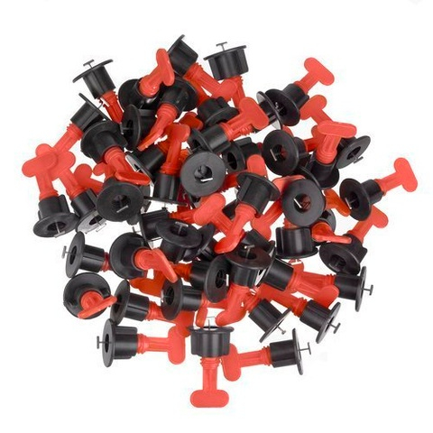 Set profesional pentru alinierea placilor ceramice, 50 distantiere reutilizabile si cheie reglaj, 3-16 mm, universal [8]