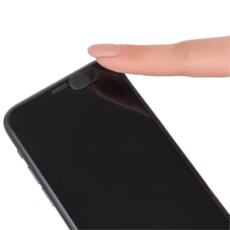 Set de 3 protectii adezive pentru camera telefon/tableta - Negru [3]