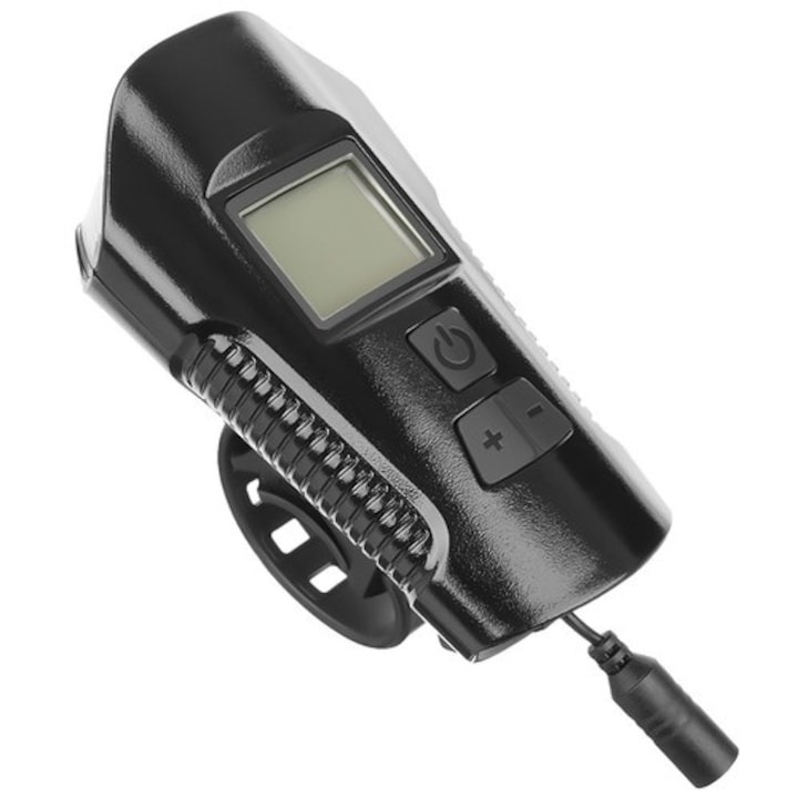 Set stop si far pentru bicicleta cu kilometraj LCD 5 functii, claxon,rezistent la apa [3]