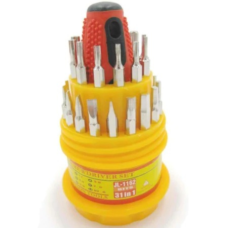 Set surubelnite multifunctionale de precizie 31in1, carcasa depozitare tip butoias [3]