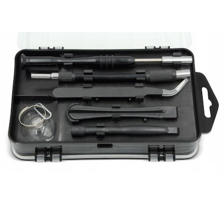 Set surubelnite multifunctionale de precizie, 110 piese, magnetice, - Negru/Gri [5]