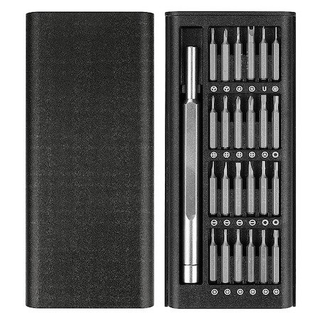 Set surubelnite multifunctionale de precizie, 24 biti + surubelnita, model 2 - Negru [4]