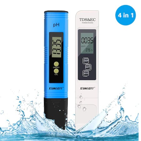 Set testare profesionala calitate apa 4in1,TDS,EC,PH si temperatura [5]